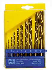 10pcs Twist Drill Set
