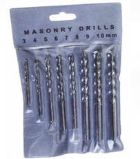 8pcs Masonry Drill Set