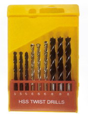 9pcs Combination Drill Set